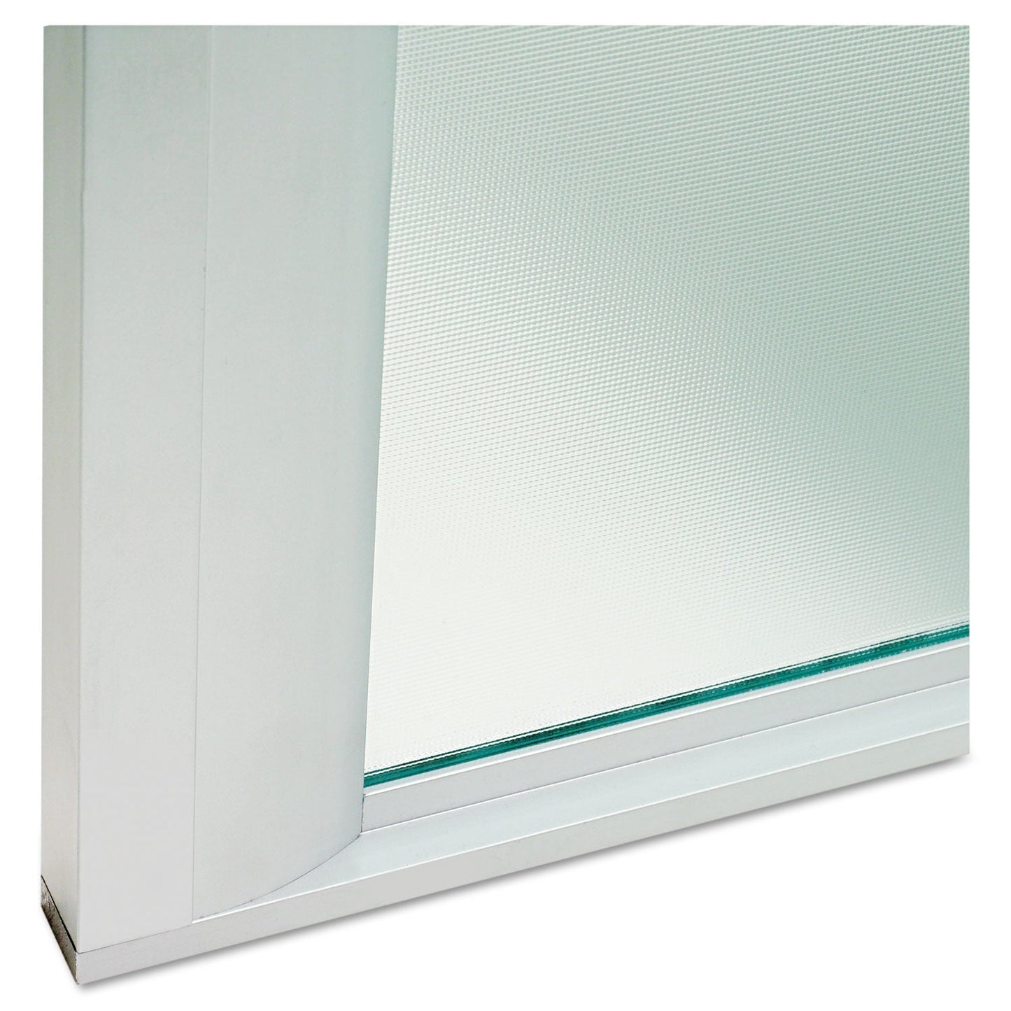 Alera Glass Door Set With Silver Frame For 72" Wide Hutch, 17w x 16h, Clear, 4 Doors/Set