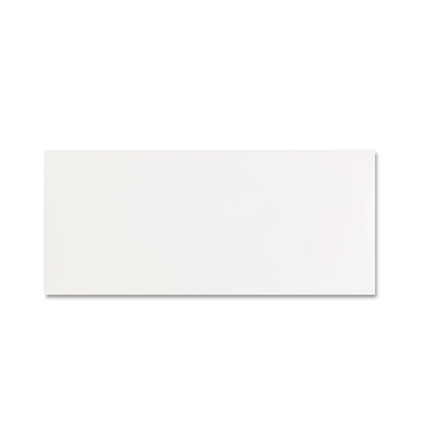 Office Impressions White Envelope, #10, Commercial Flap, Gummed Closure, 4.13 x 9.5, White, 500/Box