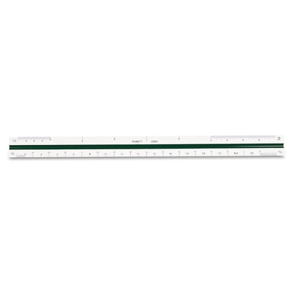 Chartpak Triangular Scale, Plastic, 12" Long, Architectural, Color-Coded