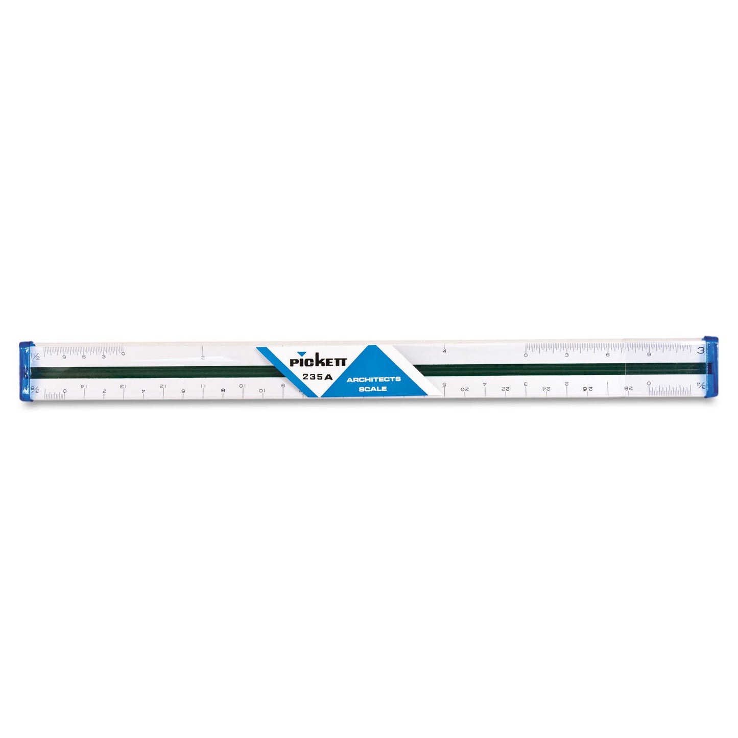 Chartpak Triangular Scale, Plastic, 12" Long, Architectural, Color-Coded