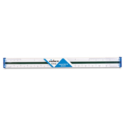 Chartpak Triangular Scale, Plastic, 12" Long, Architectural, Color-Coded