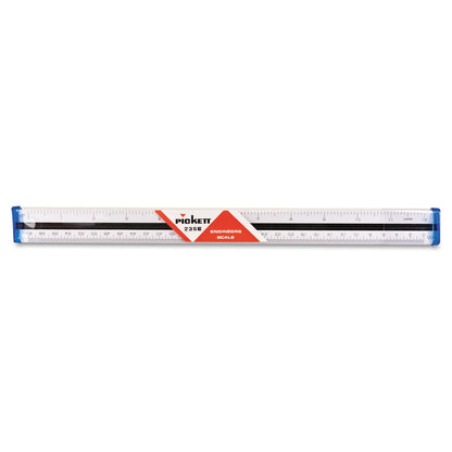 Chartpak Triangular Scale, Plastic, 12" Long, Engineering, Color-Coded
