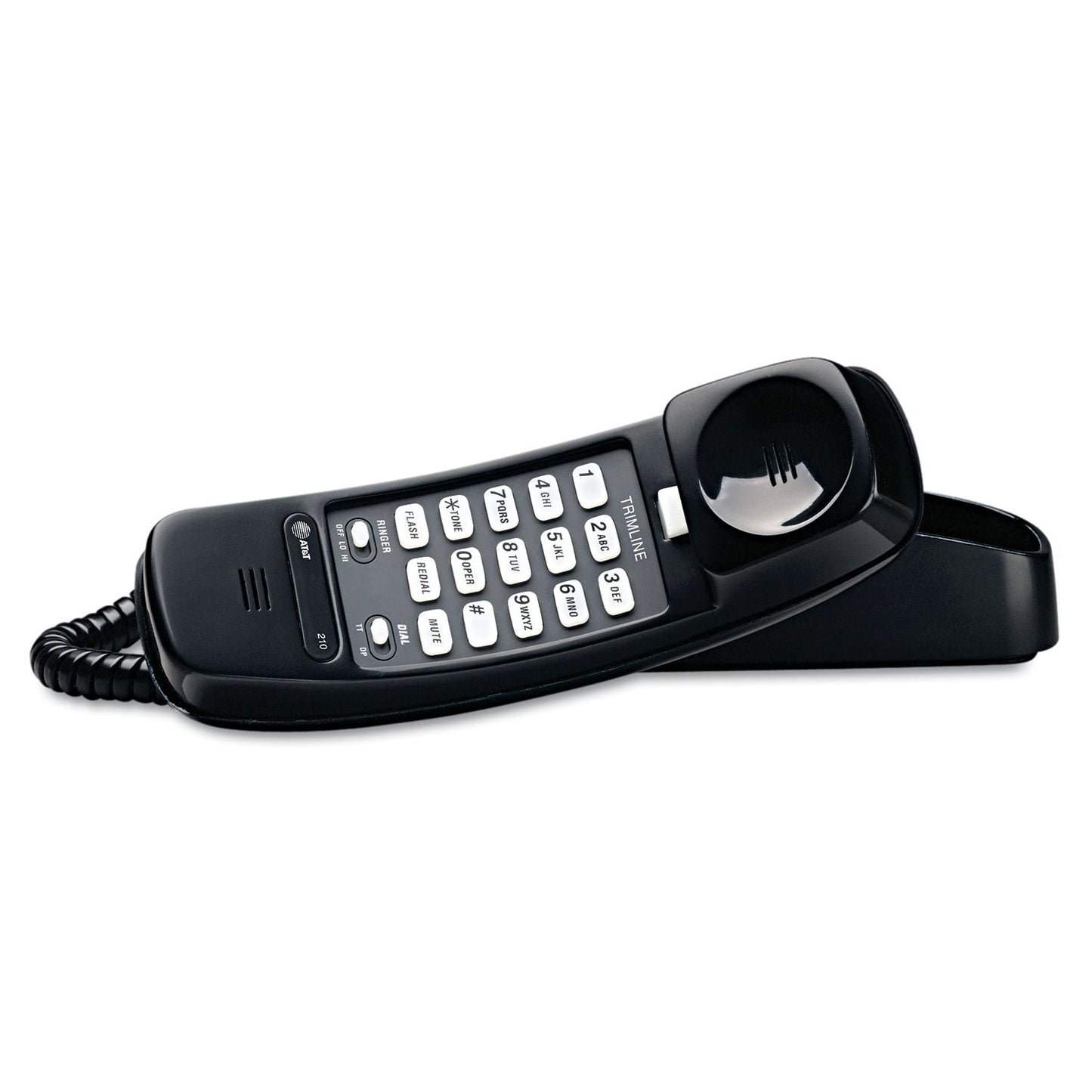 AT&T 210 Trimline Telephone, Black