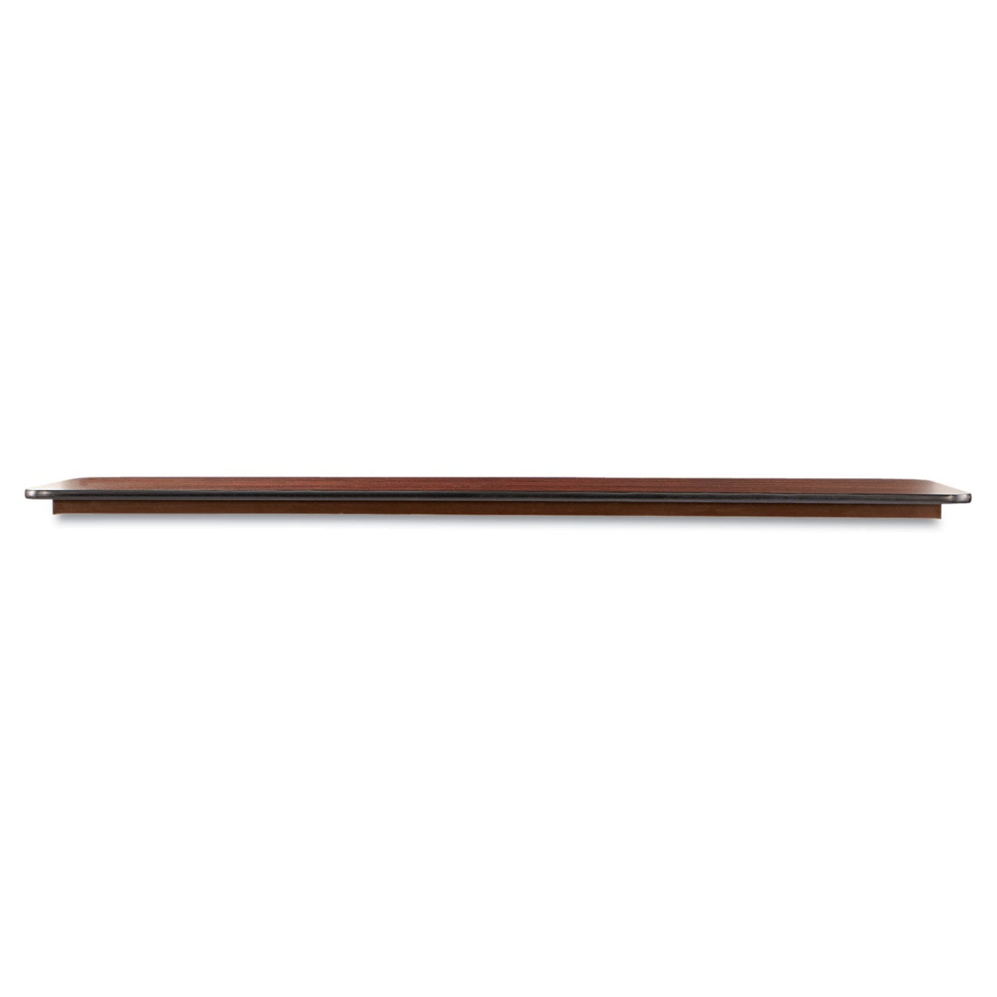 Alera Wood Folding Table, Rectangular, 71.88w x 17.75d x 29.13h, Mahogany
