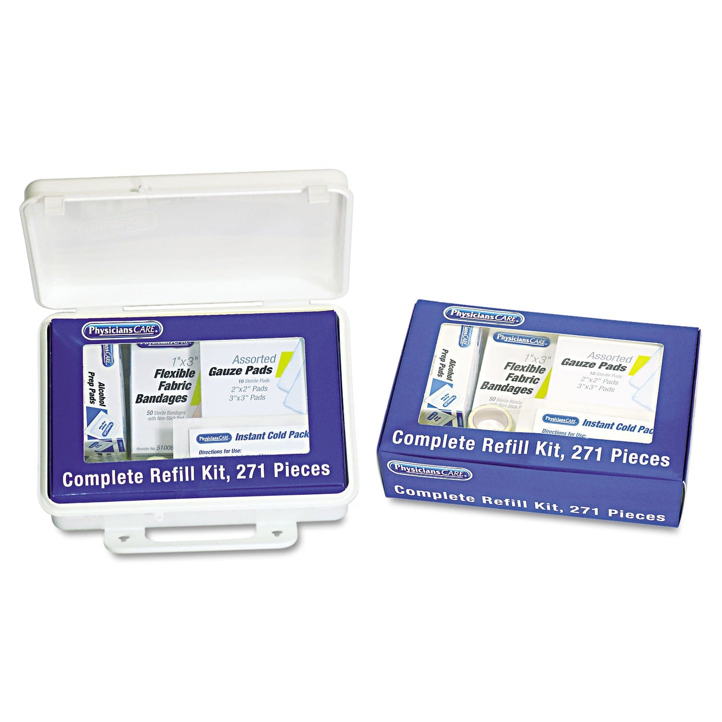 PhysiciansCare Complete Care First Aid Kit Refill, 271 Pieces, Box