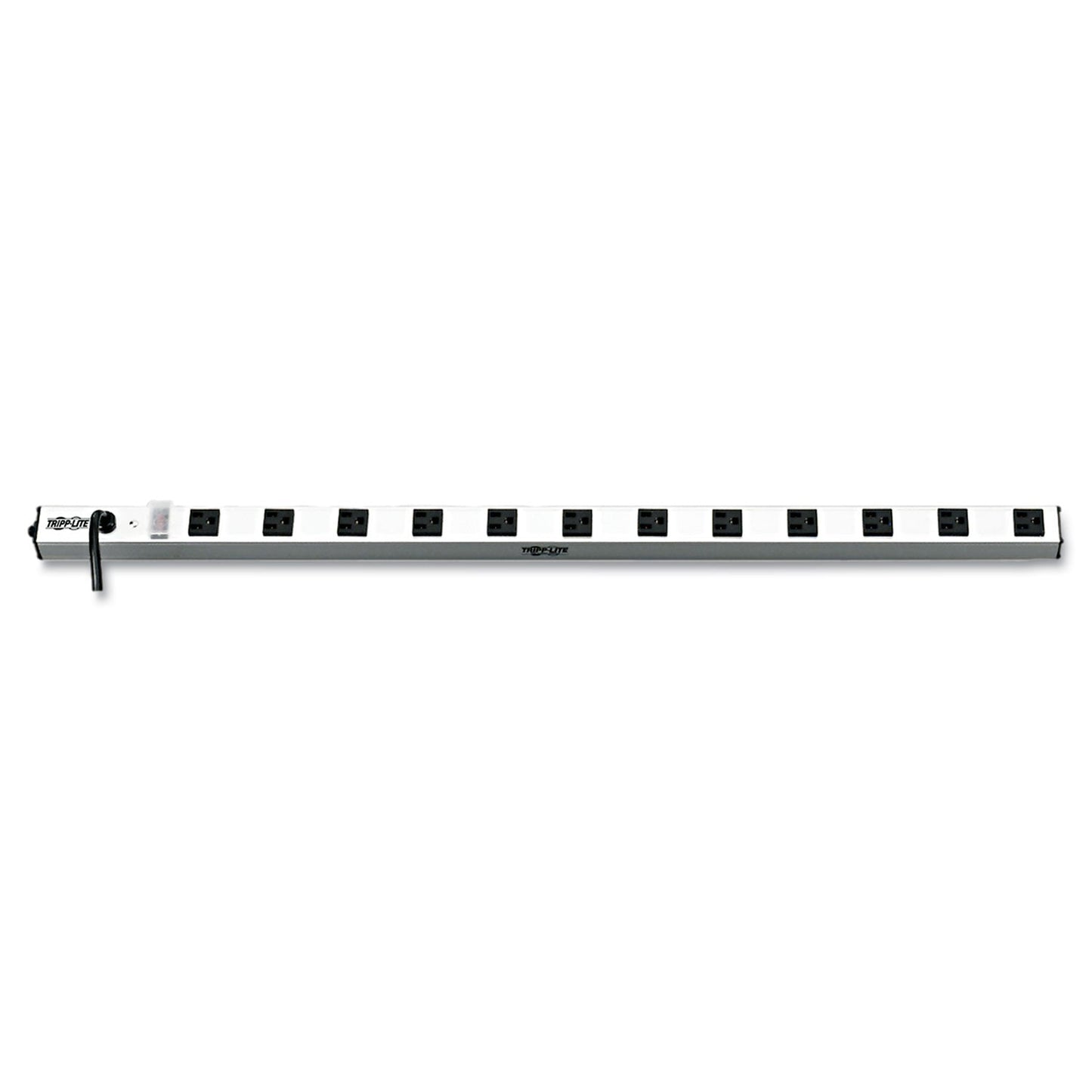 Tripp Lite Vertical Power Strip, 12 Outlets, 15 ft Cord, Silver