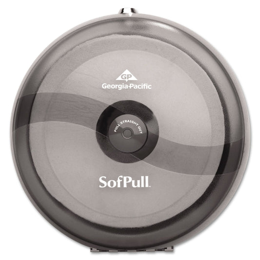Georgia Pacific SofPull High-Capacity Center-Pull Tissue Dispenser, 10.5 x 6.75 x 10.5, Smoke