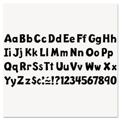 TREND Ready Letters Playful Combo Set, Black, 4"h, 216/Set