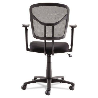 OIF Swivel/Tilt Mesh Task Chair with Adjustable Arms, Supports Up to 250 lb, 17.72" to 22.24" Seat Height, Black