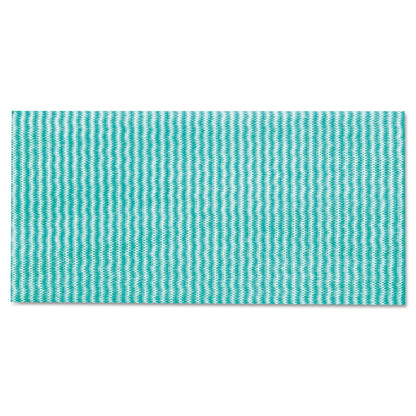 Chix Wet Wipes, 14 x 21, White/Green, 100 Towels/Pack, 9/Carton