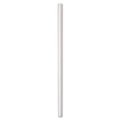 Dart Jumbo Straws, 7.75", Polypropylene, Translucent, 250/Pack, 50 Packs/Carton