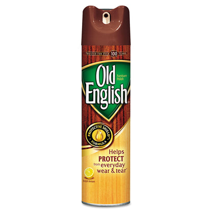 OLD ENGLISH Furniture Polish, Fresh Lemon Scent, 12.5 oz Aerosol Spray