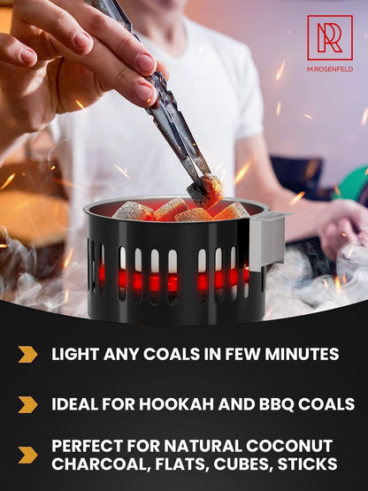 Premium Hookah Coal Burner   Black Burner for Hookah 800W – FIRE Tower