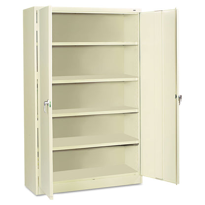 Tennsco Assembled Jumbo Steel Storage Cabinet, 48w x 18d x 78h, Putty