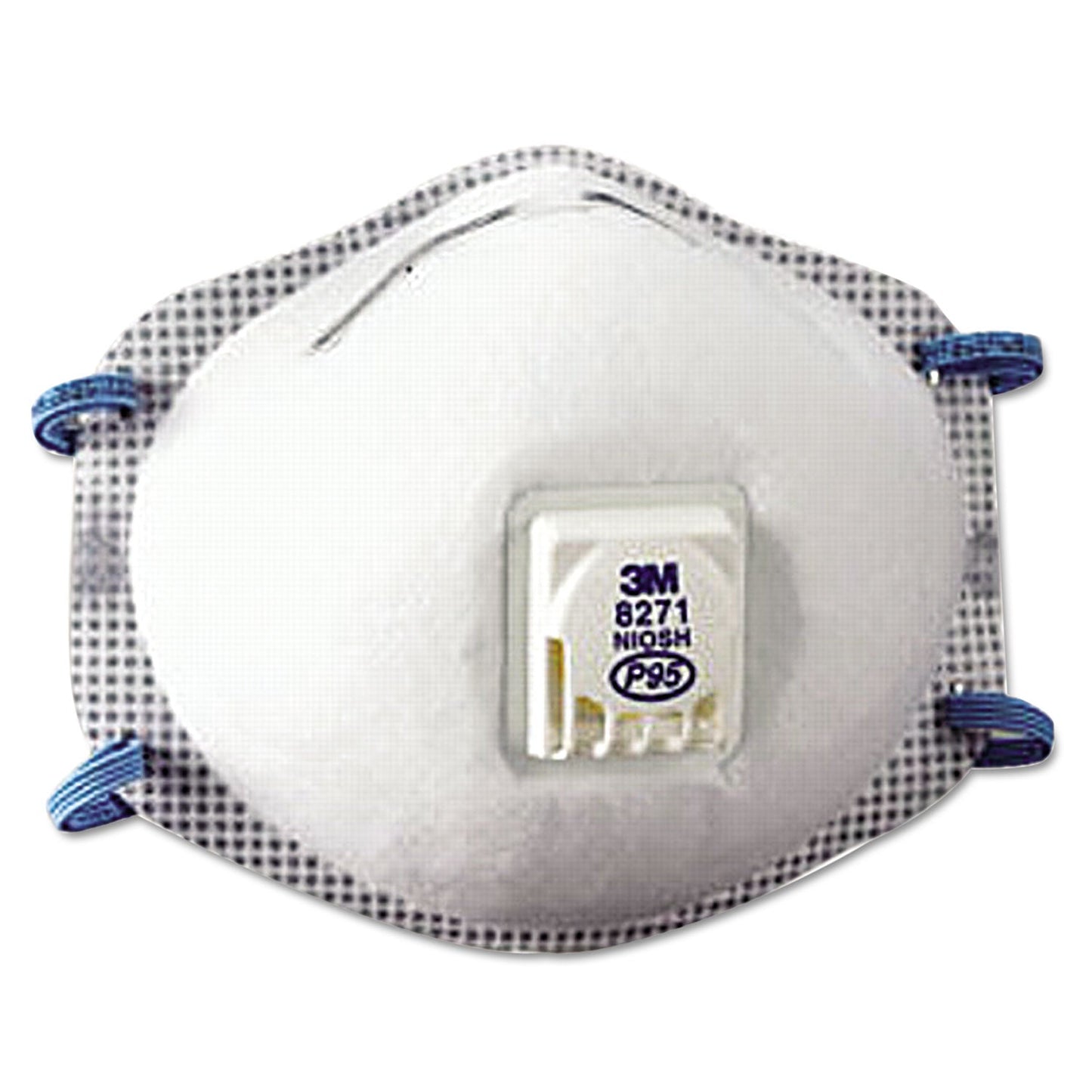 3M Particulate Respirator 8271, P95, One Size Fits All, 10/Box