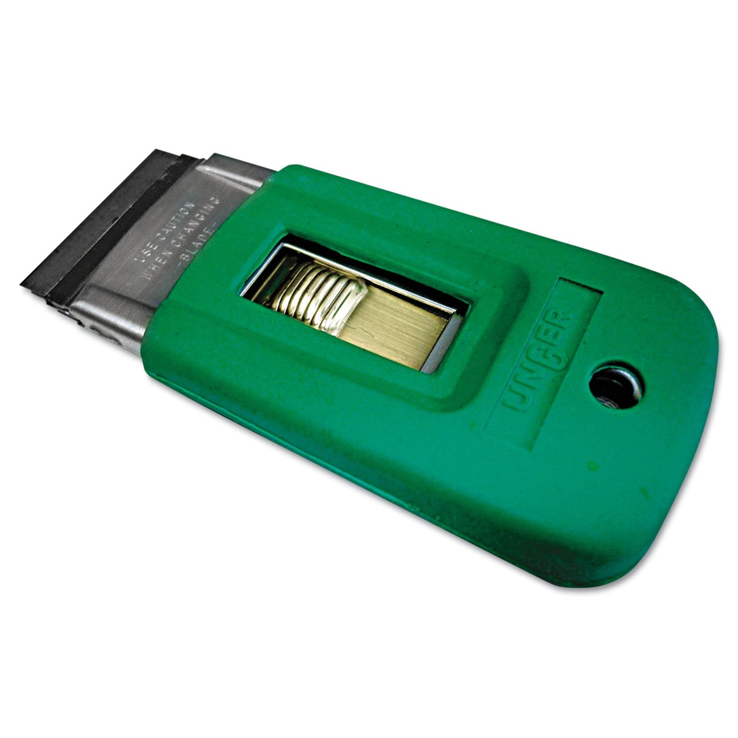 Unger ErgoTec Safety Scraper with Rubber Cover,  Accepts 1 1/2" Blade