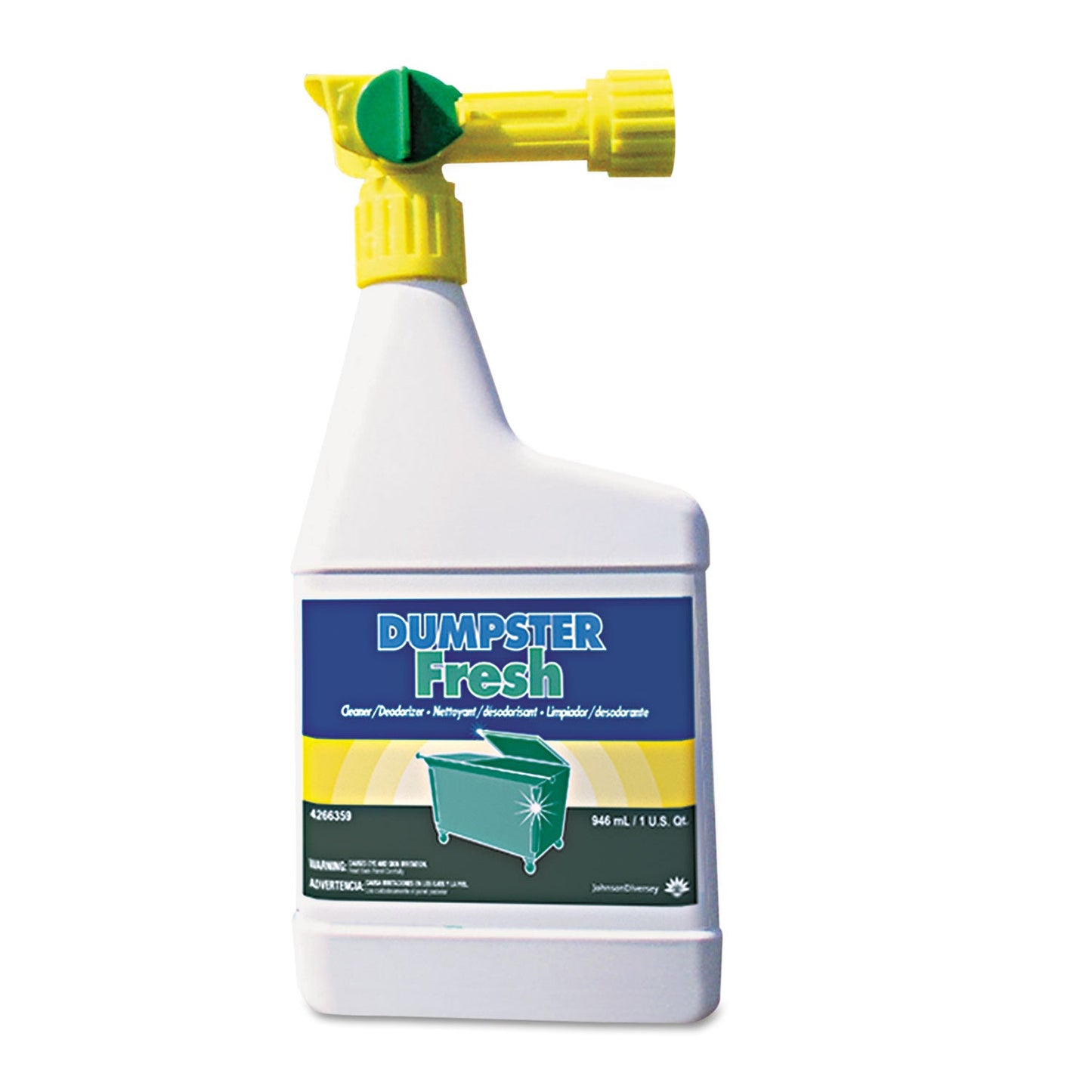Suma Dumpster Fresh, Floral, 32 oz Spray Bottle, 4/Carton