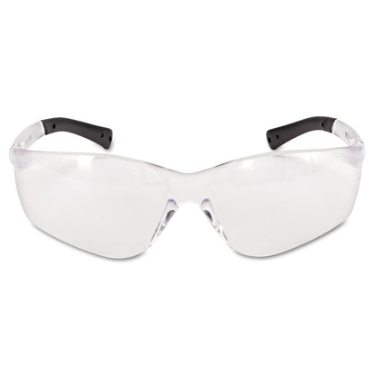 MCR BearKat Safety Glasses, Frost Frame, Clear Lens, 12/Box