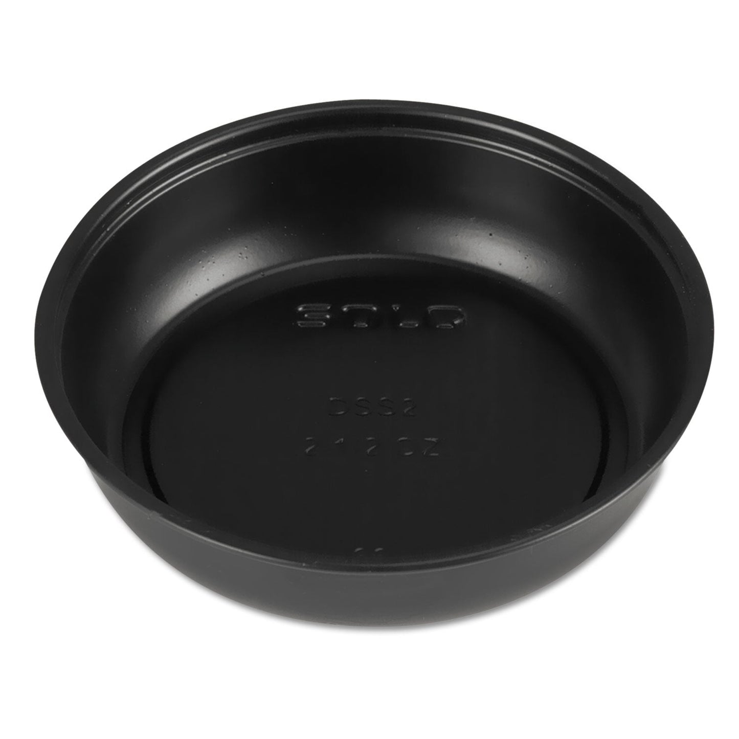 Dart Polystyrene Souffle Portion Cups, 3.5 oz, Black, 250/Bag, 10 Bags/Carton