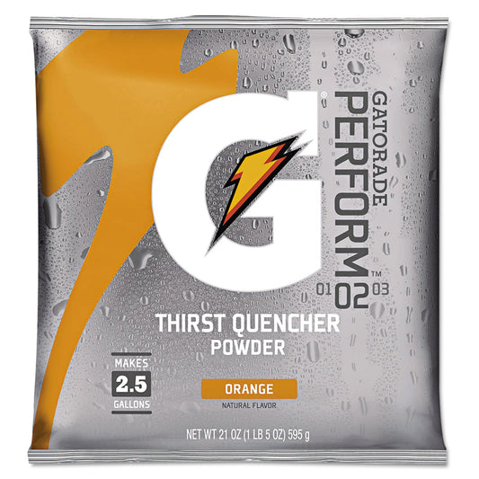 Gatorade Original Powdered Drink Mix, Orange, 21oz Packet, 32/Carton