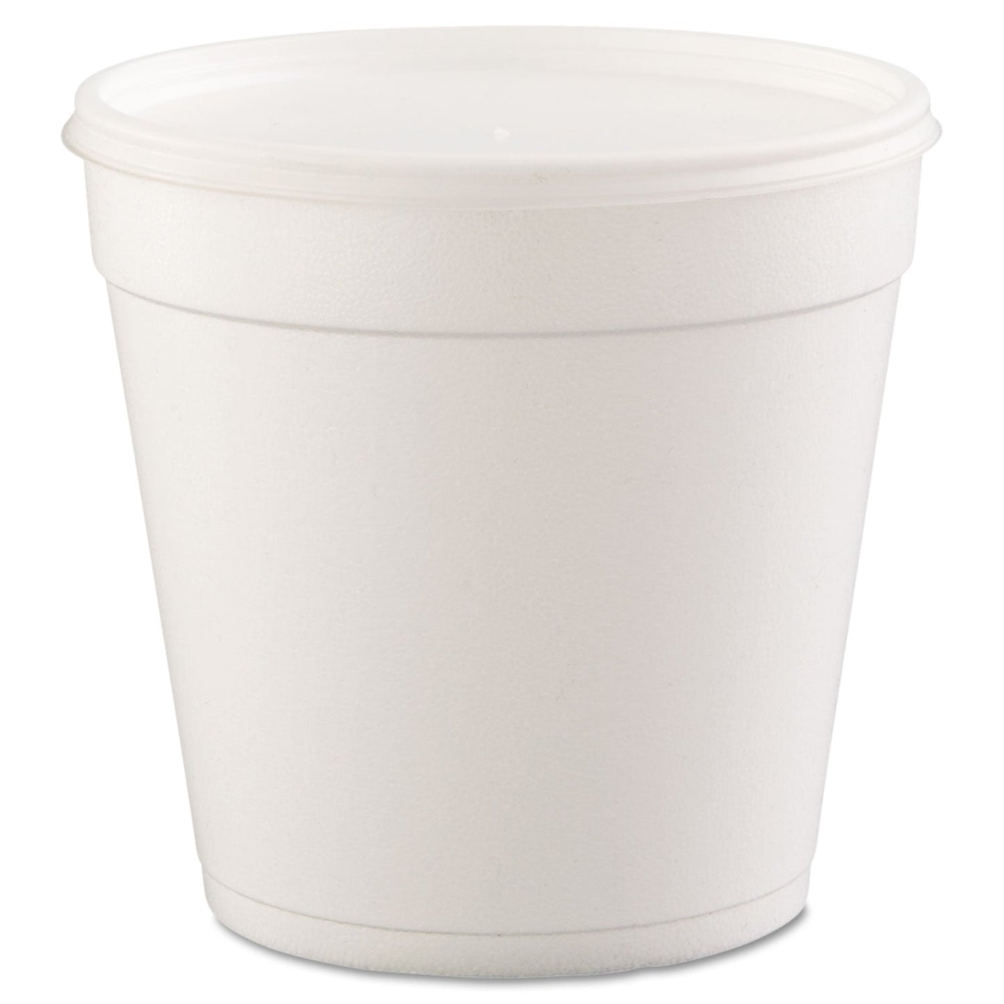 Dart Foam Containers, 32 oz, White, 25/Bag, 20 Bags/Carton
