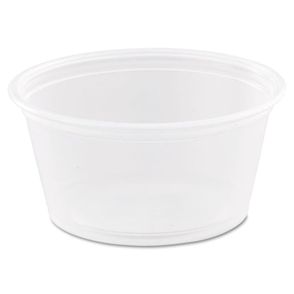Dart Conex Complements Portion/Medicine Cups, 2 oz, Clear, 125/Bag, 20 Bags/Carton