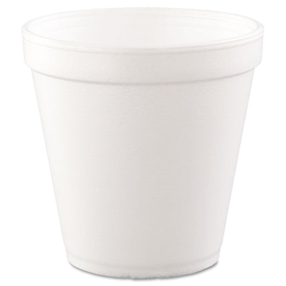 Dart Foam Containers, 16 oz, White, 25/Bag, 20 Bags/Carton