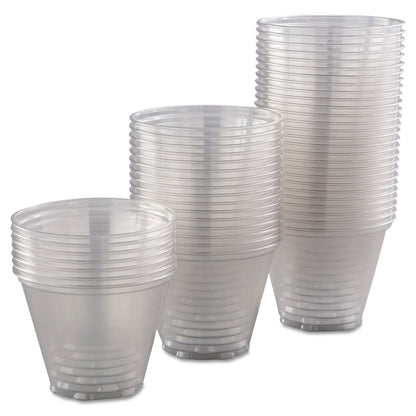 Dart Ultra Clear PET Cups, 9 oz, Squat, 50/Bag, 20 Bags/Carton