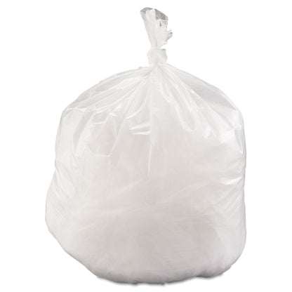 Inteplast Group High-Density Commercial Can Liners Value Pack, 60 gal, 14 microns, 43" x 46", Clear, 200/Carton