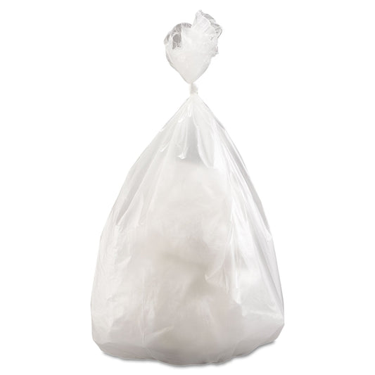 Inteplast Group High-Density Commercial Can Liners Value Pack, 60 gal, 14 microns, 38" x 58", Clear, 200/Carton