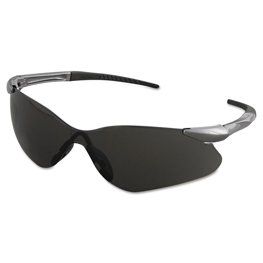 KleenGuard Nemesis VL Safety Glasses, Gunmetal Frame, Smoke Uncoated Lens