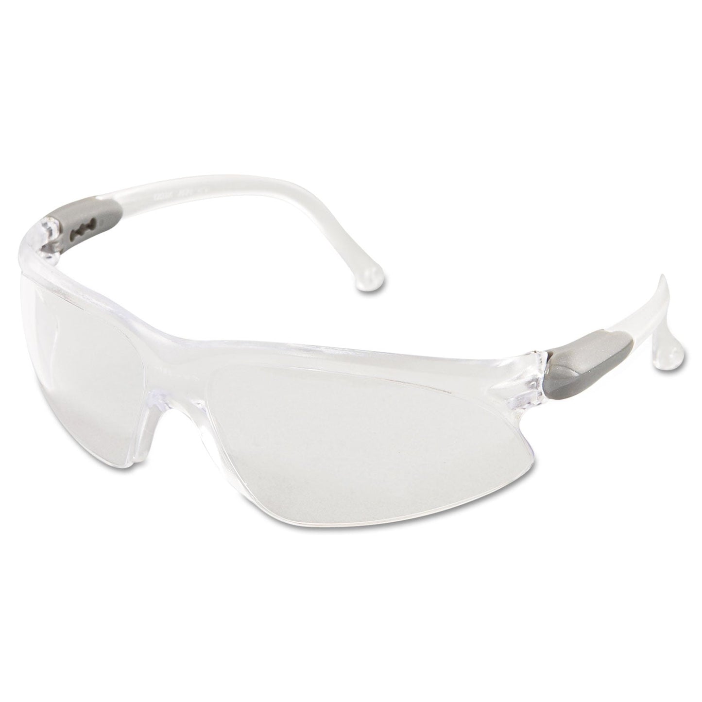 KleenGuard V20 Visio Safety Glasses, Silver Frame, Clear Lens