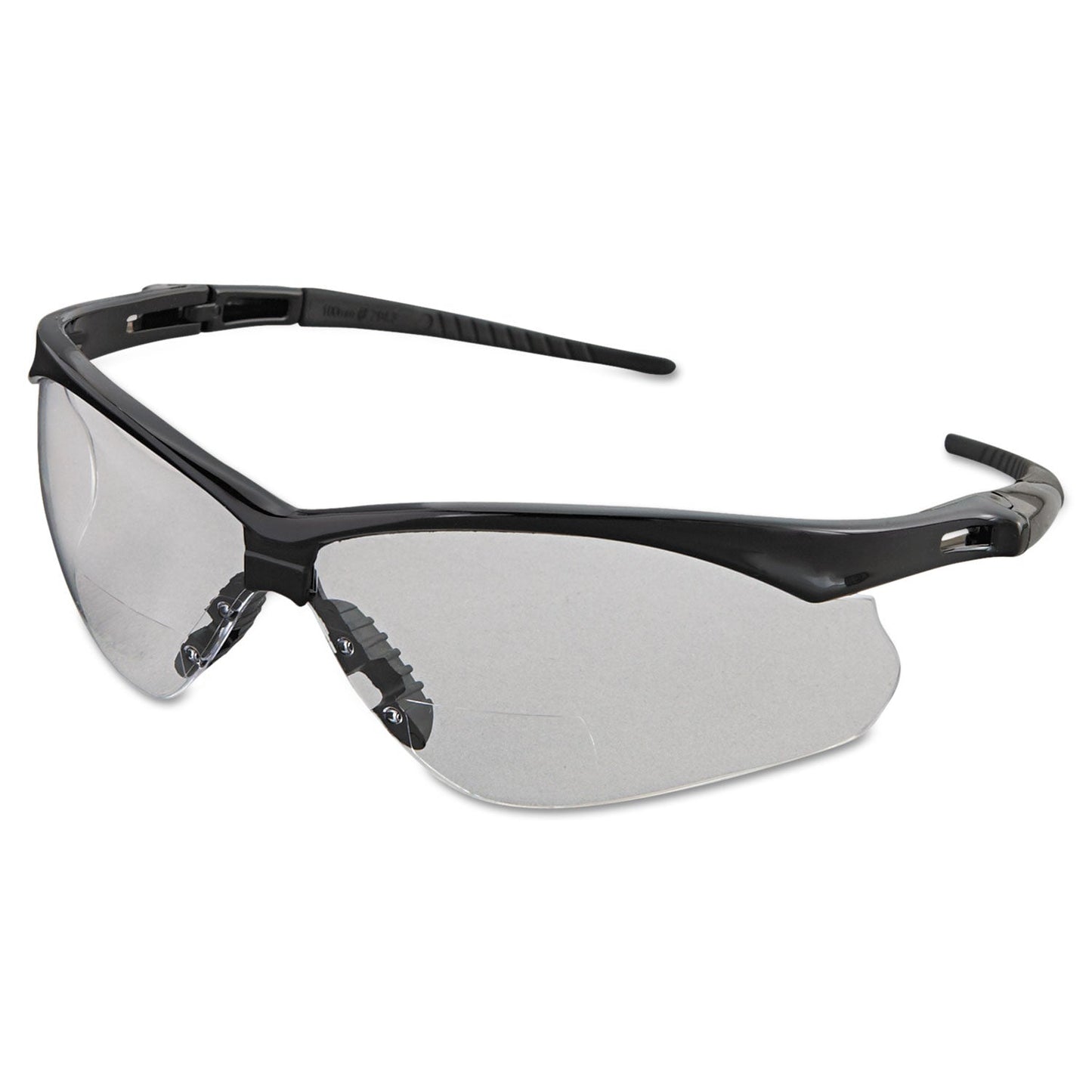 KleenGuard V60 Nemesis Rx Reader Safety Glasses, Black Frame, Clear Lens, +2.5 Diopter Strength