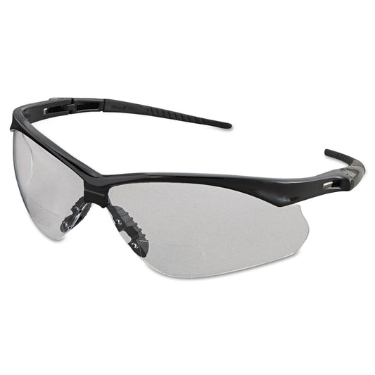 KleenGuard V60 Nemesis Rx Reader Safety Glasses, Black Frame, Clear Lens, +2.5 Diopter Strength