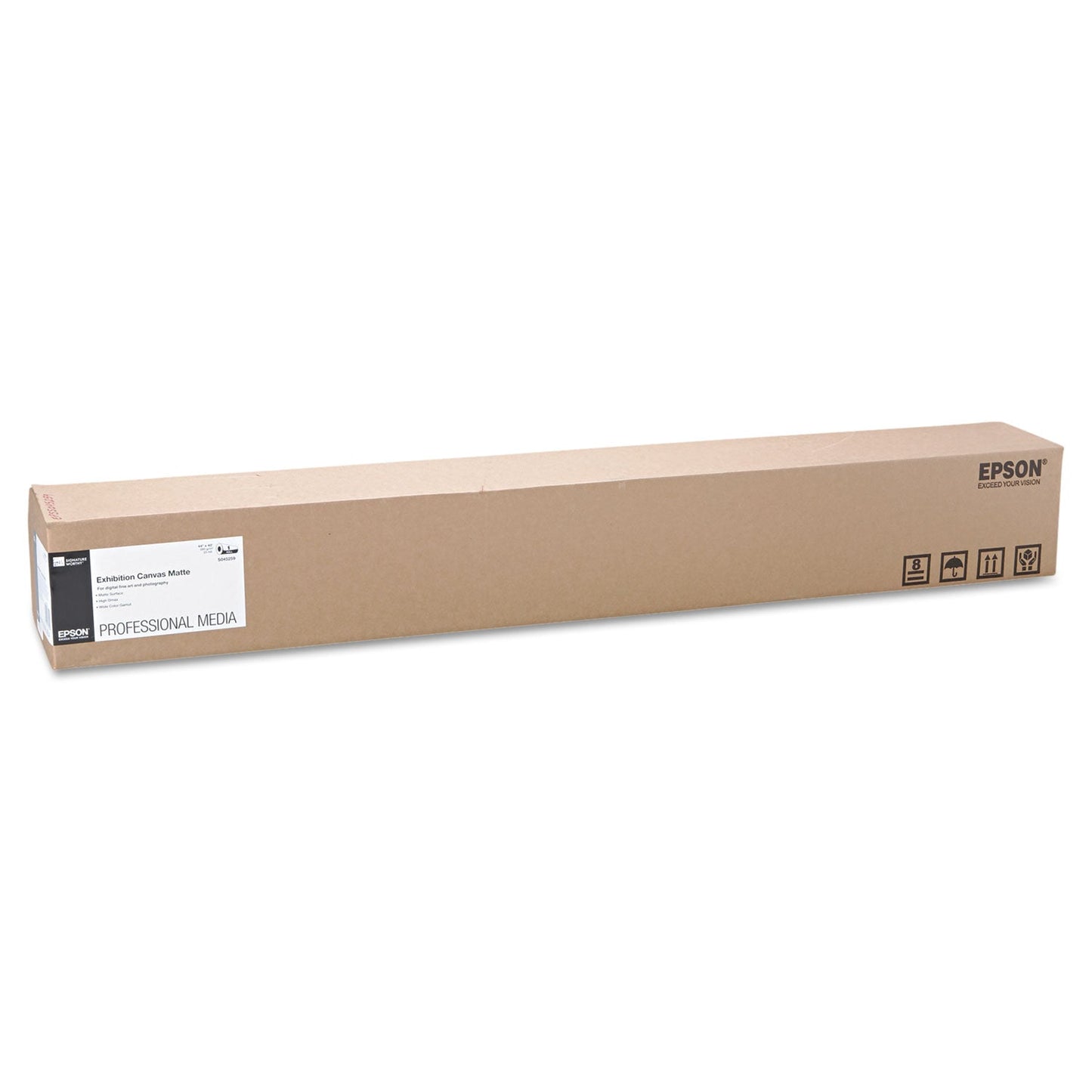 Epson Exhibition Canvas, 23 mil, 44" x 40 ft, Matte White
