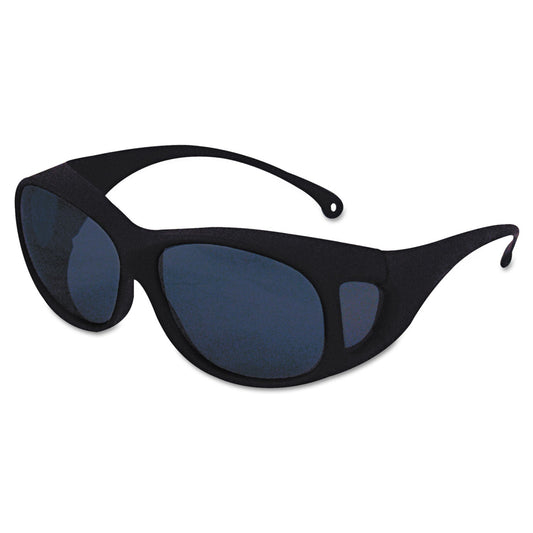 KleenGuard V50 OTG Safety Eyewear, Black Frame, Clear Anti-Fog Lens