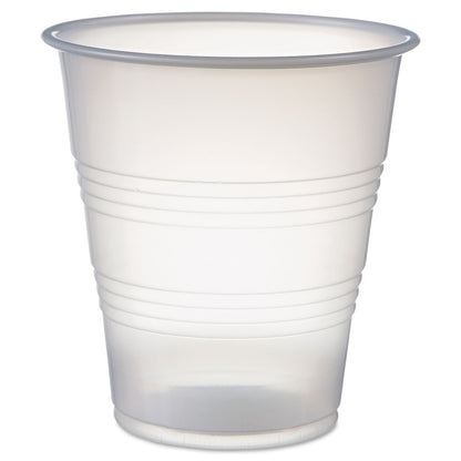 Dart High-Impact Polystyrene Cold Cups, Perfect Pak, 7 oz, Translucent, 750/Carton