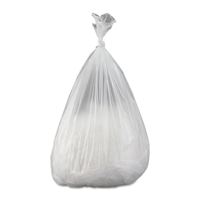 Inteplast Group High-Density Commercial Can Liners, 16 gal, 8 microns, 24" x 33", Natural, 1,000/Carton