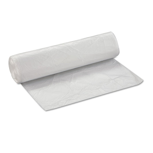 Inteplast Group High-Density Commercial Can Liners Value Pack, 45 gal, 14 microns, 40" x 46", Natural, 250/Carton