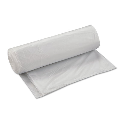 Inteplast Group High-Density Interleaved Commercial Can Liners, 45 gal, 17 microns, 40" x 48", Clear, 250/Carton
