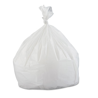Inteplast Group Low-Density Commercial Can Liners, 33 gal, 0.8 mil, 33" x 39", White, 150/Carton