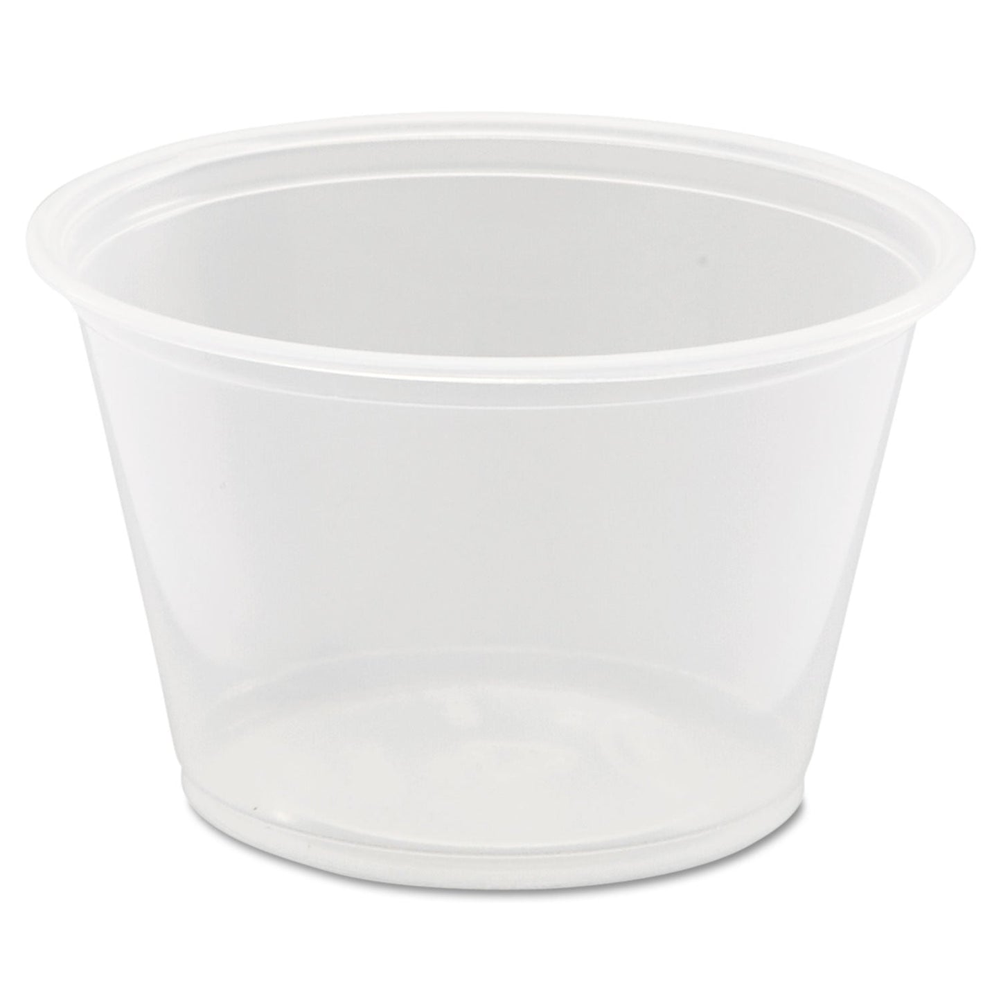 Dart Conex Complements Portion/Medicine Cups, 4 oz, Clear, 125/Bag, 20 Bags/Carton