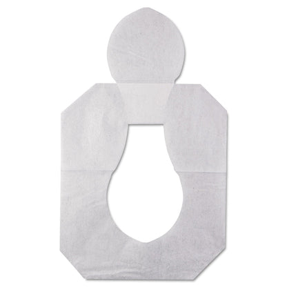 HOSPECO Health Gards Toilet Seat Covers, Half-Fold, 14.25 x 16.5, White, 250/Pack, 10 Boxes/Carton