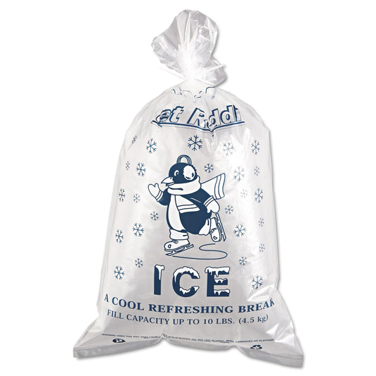 Inteplast Group Ice Bags, 1.5 mil, 12" x 21", Clear, 1,000/Carton