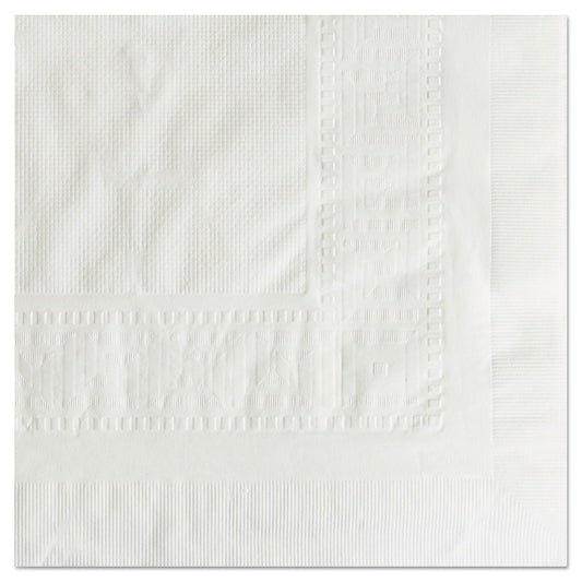 Hoffmaster Cellutex Table Covers, Tissue/Polylined, 54" x 108", White, 25/Carton