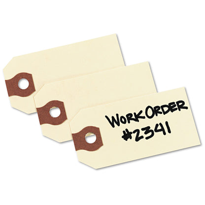 Avery Unstrung Shipping Tags, 11.5 pt Stock, 2.75 x 1.38, Manila, 1,000/Box
