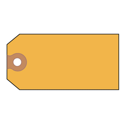 Avery Unstrung Shipping Tags, 11.5 pt Stock, 4.75 x 2.38, Yellow, 1,000/Box