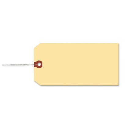 Avery Double Wired Shipping Tags, 11.5 pt Stock, 4.75 x 2.38, Manila, 1,000/Box