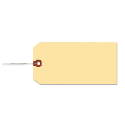 Avery Double Wired Shipping Tags, 11.5 pt Stock, 6.25 x 3.13, Manila, 1,000/Box