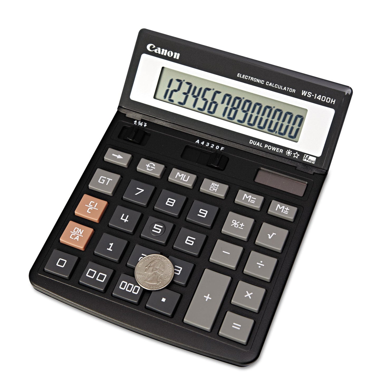 Canon WS1400H Display Calculator, 14-Digit LCD